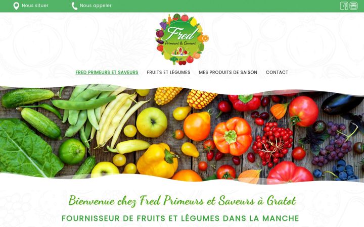 Screenshot of fred-primeursetsaveurs.fr