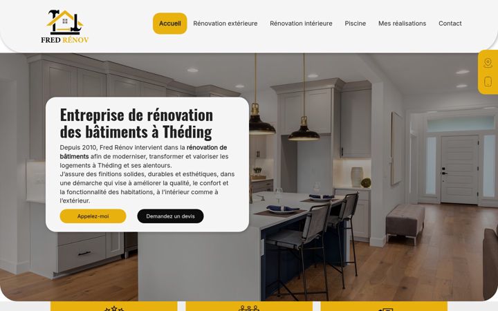 Screenshot of fred-renov57.fr
