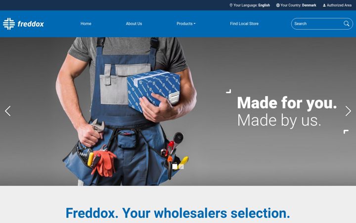 Screenshot of freddox.com