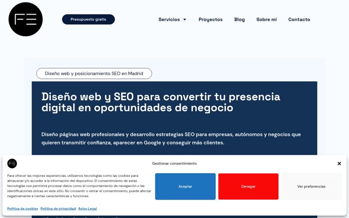 Screenshot of freddyenguita.com
