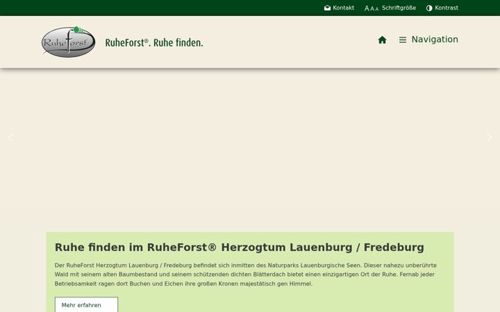 Screenshot of fredeburg-ruheforst.de