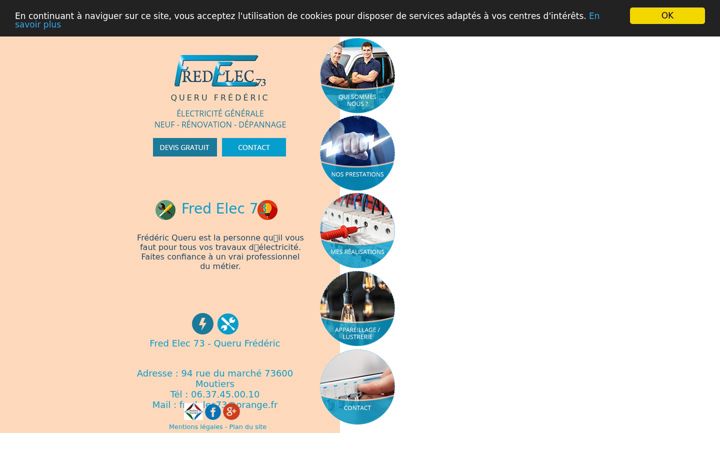 Screenshot of fredelec73.com