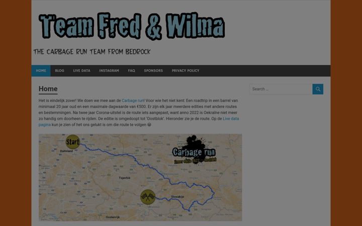 Screenshot of fredenwilma.nl