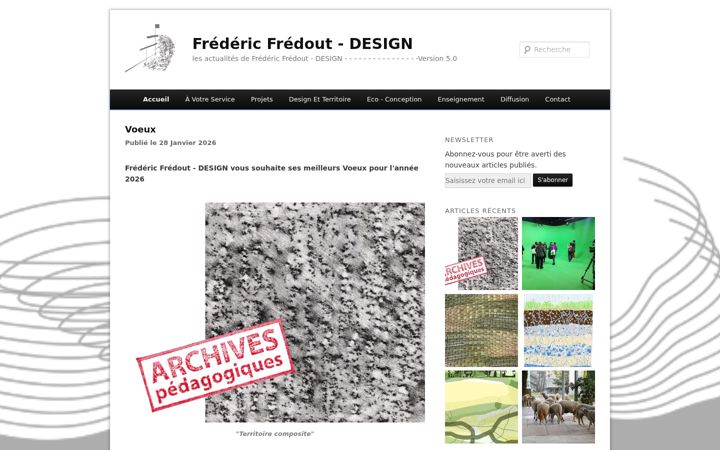 Screenshot of frederic-fredout-design.com
