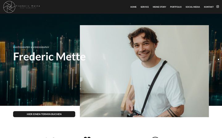 Screenshot of frederic-mette.de