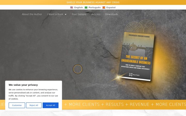 Screenshot of fredericoramos.com