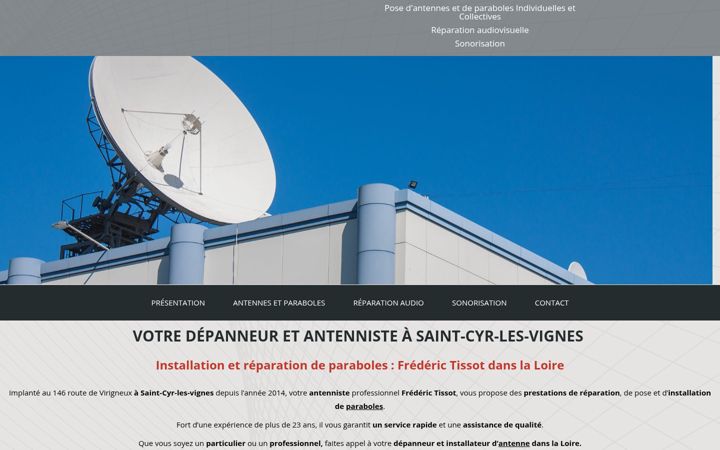 Screenshot of frederictissot.fr