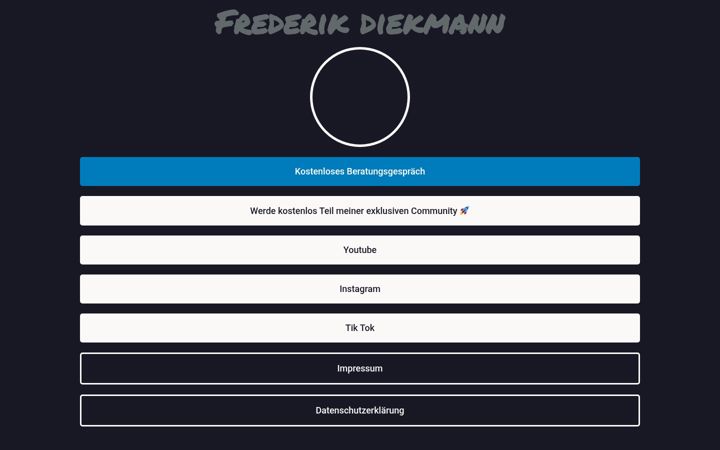 Screenshot of frederik-diekmann.com