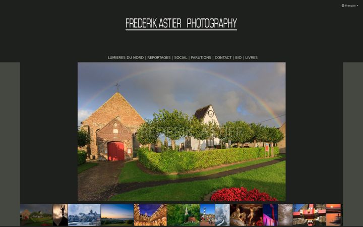 Screenshot of frederikastier.com