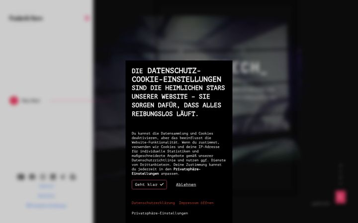 Screenshot of frederikhorn.com