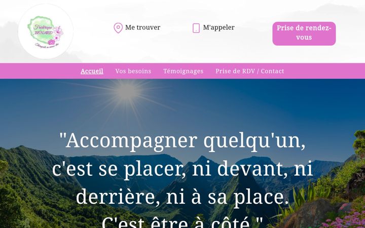 Screenshot of frederique-therapeute-beynes.fr