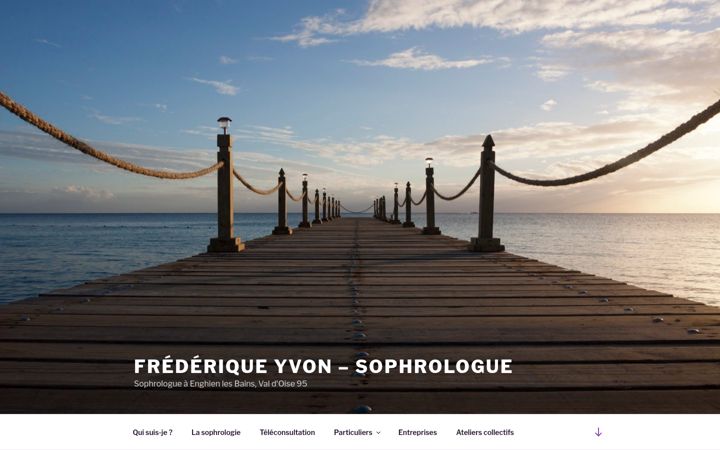 Screenshot of frederiqueyvon-sophrologue.fr