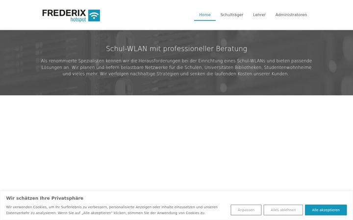 Screenshot of frederix-education.de