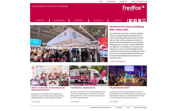 Screenshot of fredfox.de