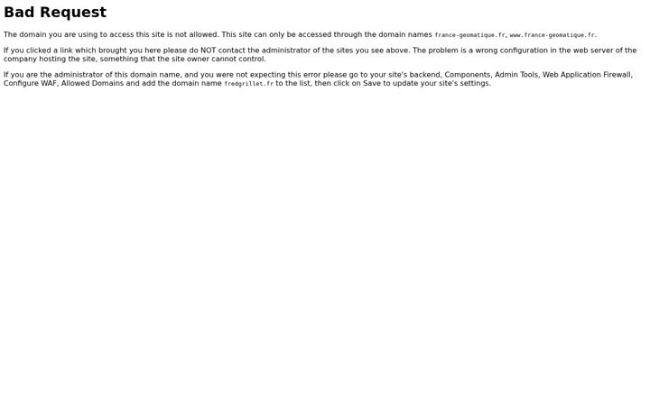 Screenshot of fredgrillet.fr