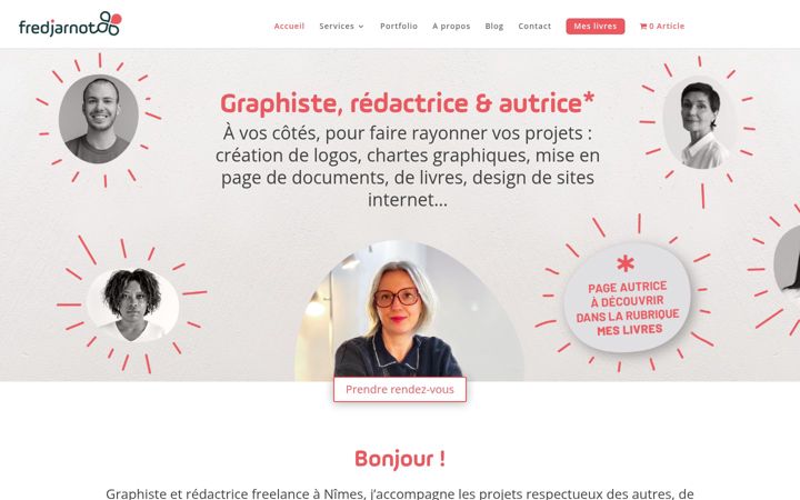 Screenshot of fredjarnot.fr
