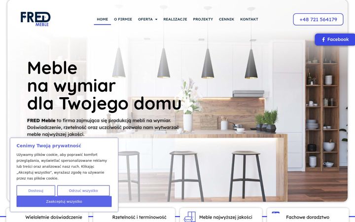 Screenshot of fredmeble.pl