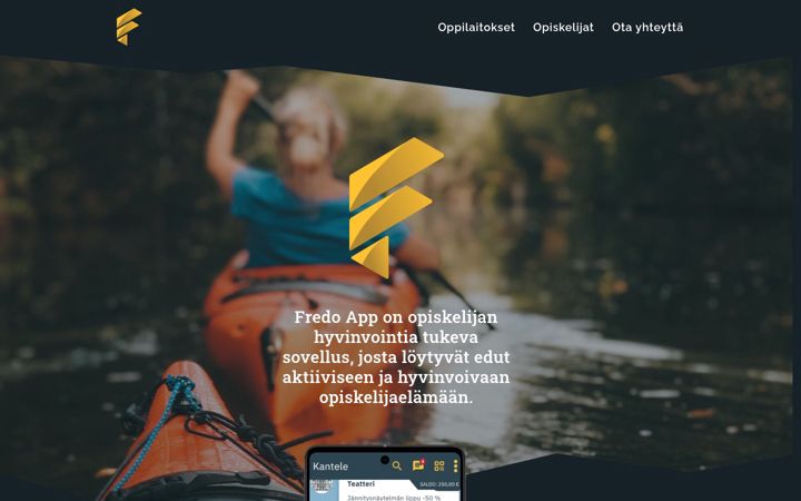 Snimka zaslona za fredoapp.fi