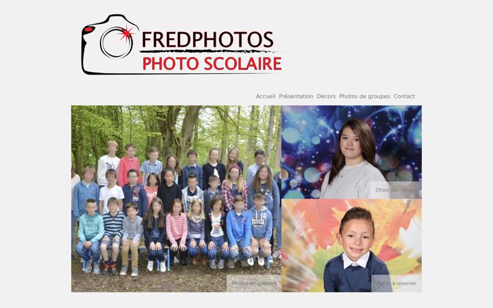 Capture d'écran de fredphotos.be