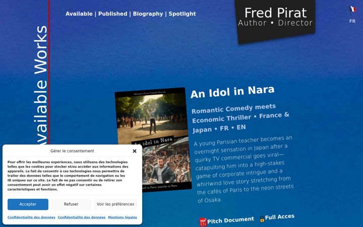 Screenshot van fredpirat.net