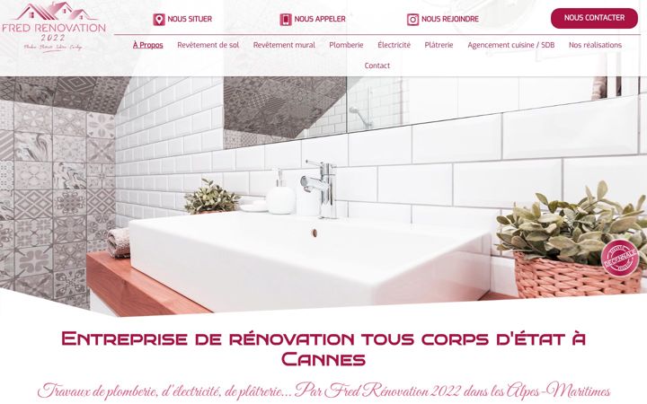 Screenshot of fredrenovation2022.fr