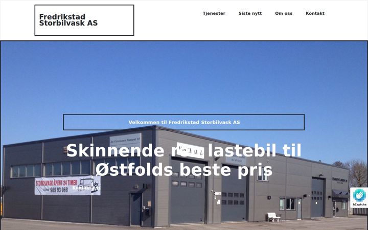 Screenshot stránky fredrikstad-storbilvask.no