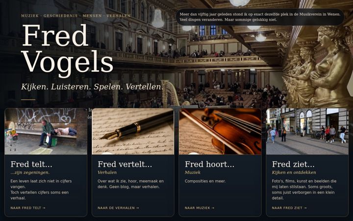 Screenshot of fredvogels.com