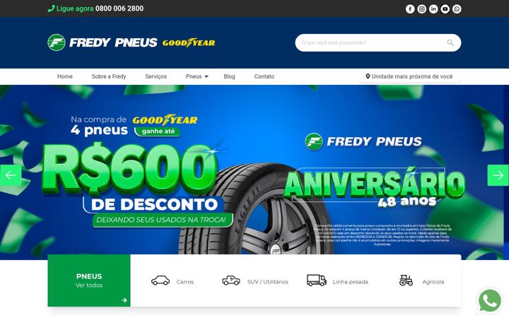 Képernyőkép: fredypneus.com.br
