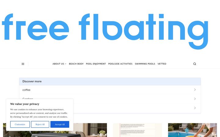 Screenshot of free-floating.com