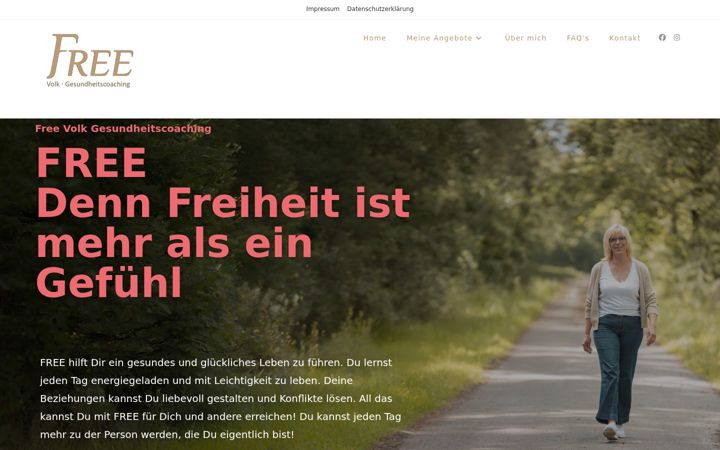 Ekrānuzņēmums no free-gesundheitscoaching.de