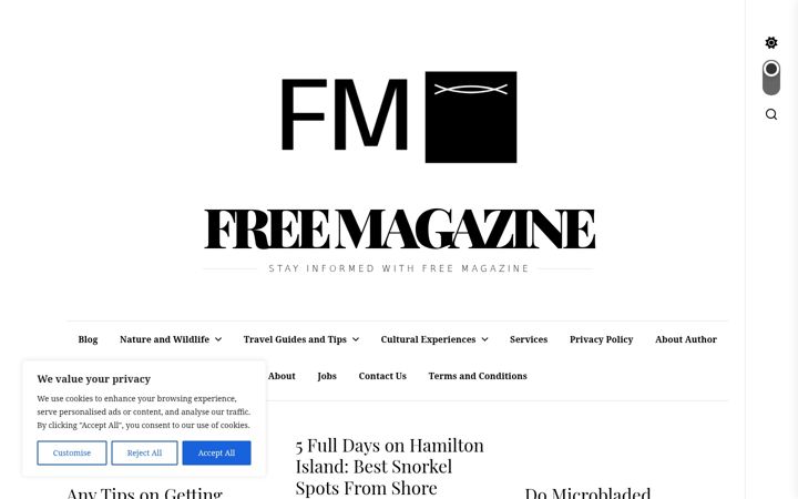 Screenshot του free-magazine.info