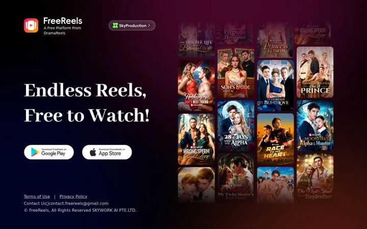 Screenshot di free-reels.com