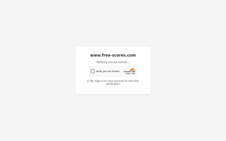 Screenshot von free-scores.com