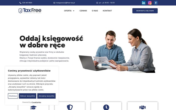 Screenshot of free-tax.pl