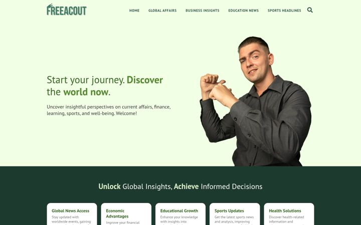 Screenshot of freeacout.com