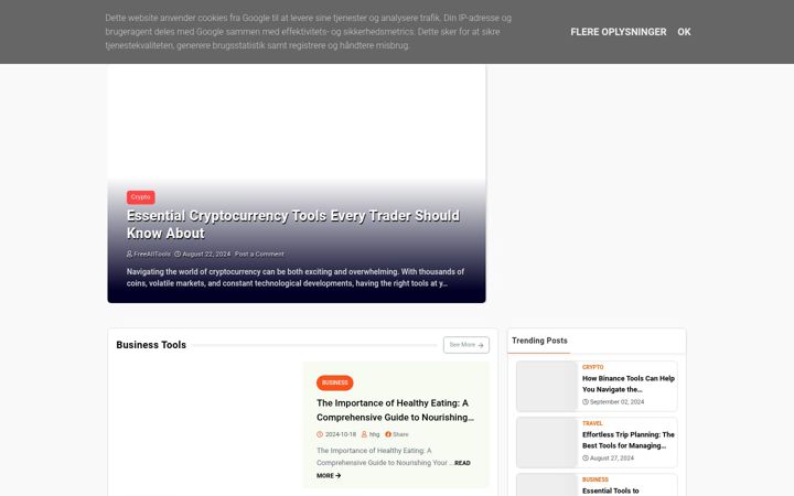 Screenshot of freealltool.com