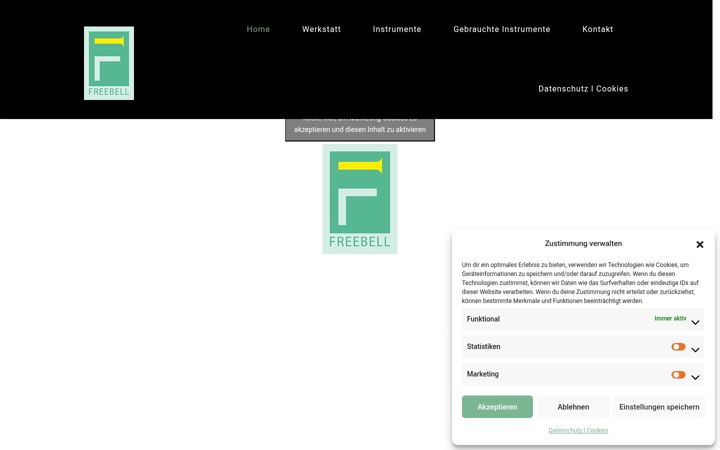 Screenshot of freebell.de
