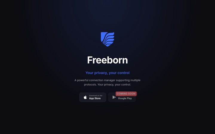 Screenshot of freeborn.app