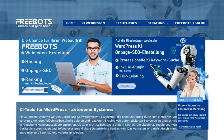 Zrzut ekranu freebots.de