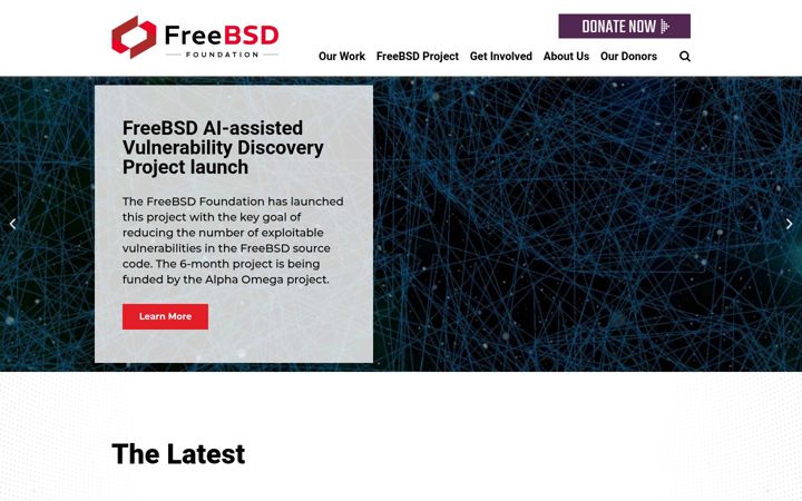 Screenshot of freebsdfoundation.org