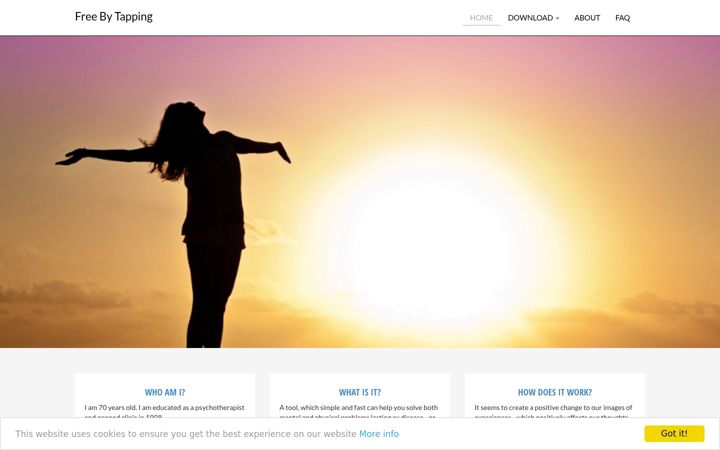 Screenshot of freebytapping.com