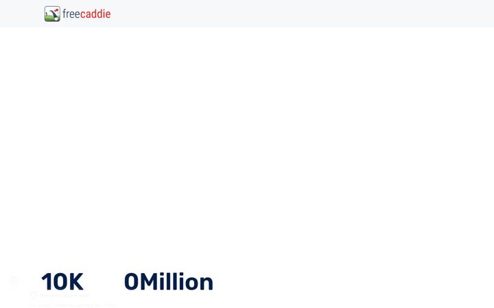 Screenshot of freecaddie.com