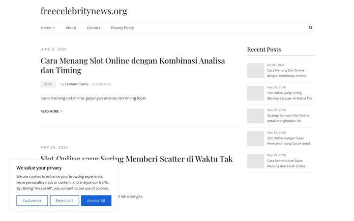 Screenshot of freecelebritynews.org
