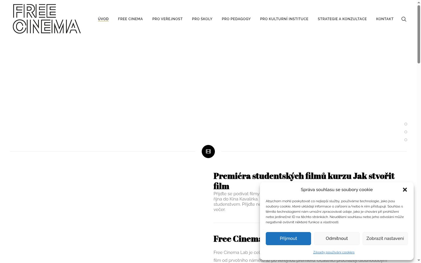 Screenshot van de toestemmingsbanner zoals getoond vóór enige interactie