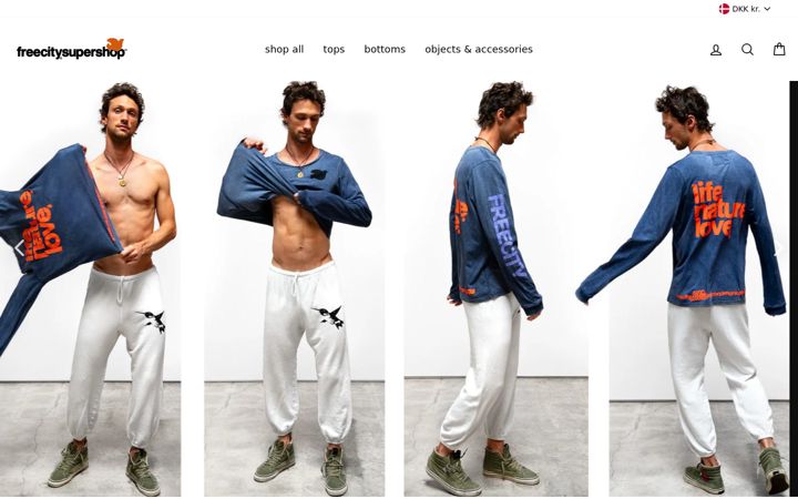 Screenshot of freecitysupershop.com