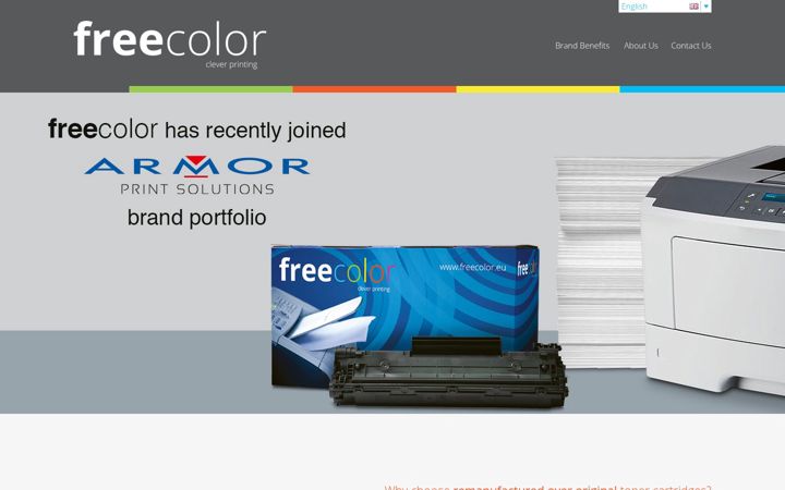 Screenshot of freecolor.eu