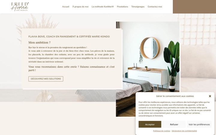 Screenshot of freedhome-ho.com