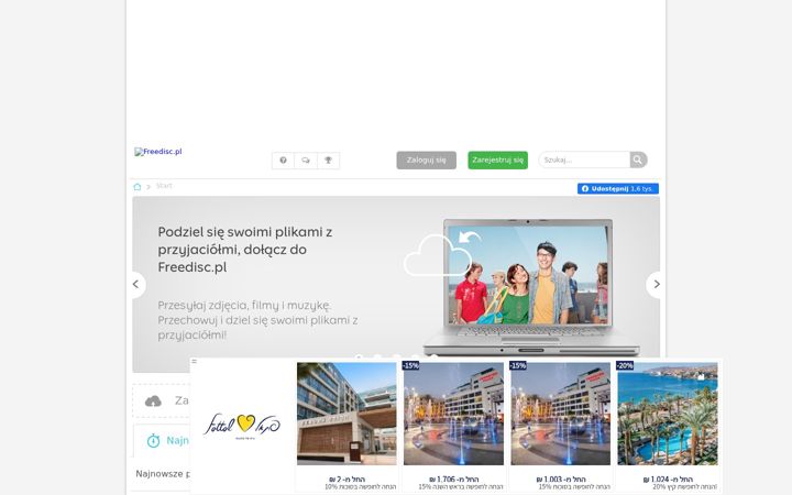 Screenshot of freedisc.pl