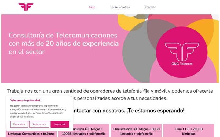 Screenshot stránky freedom-mobile.es