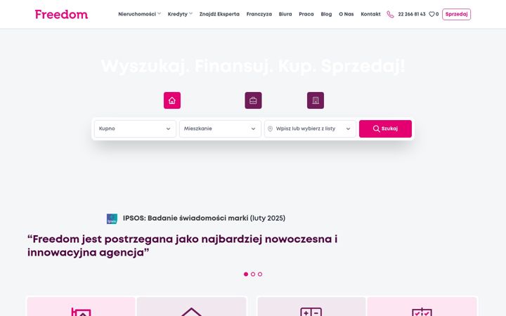 Screenshot of freedom.pl